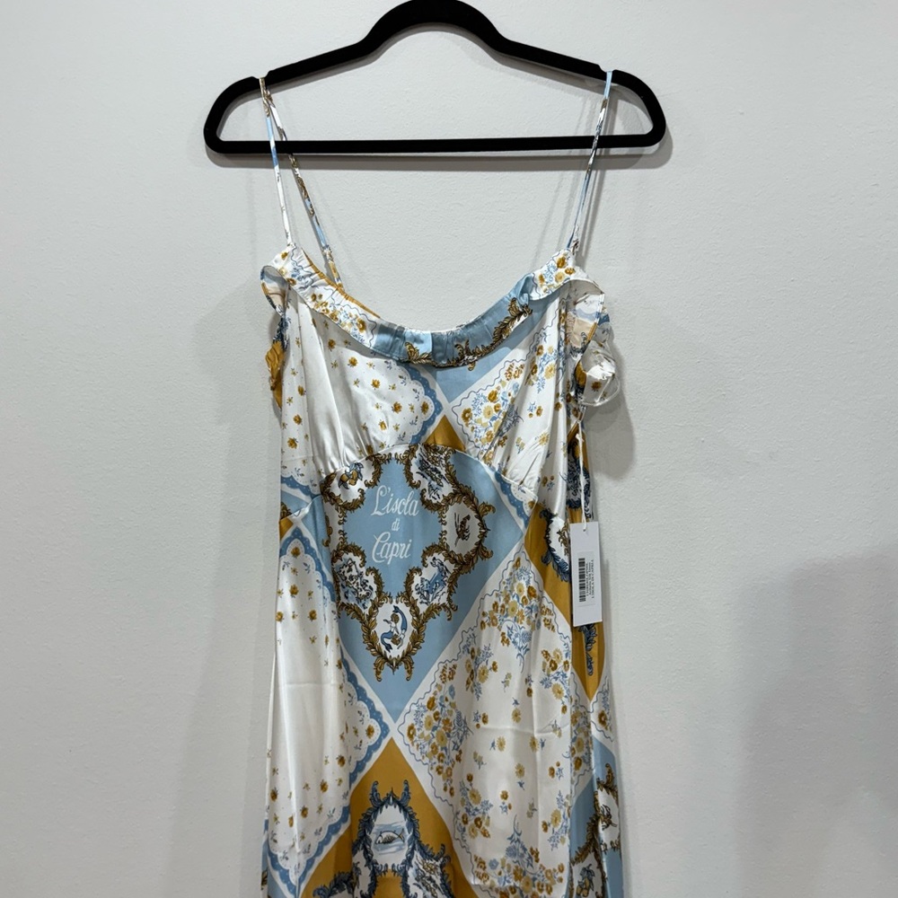 NWT Reformation Aribella Silk Dress🔥 - Picture 6 of 8